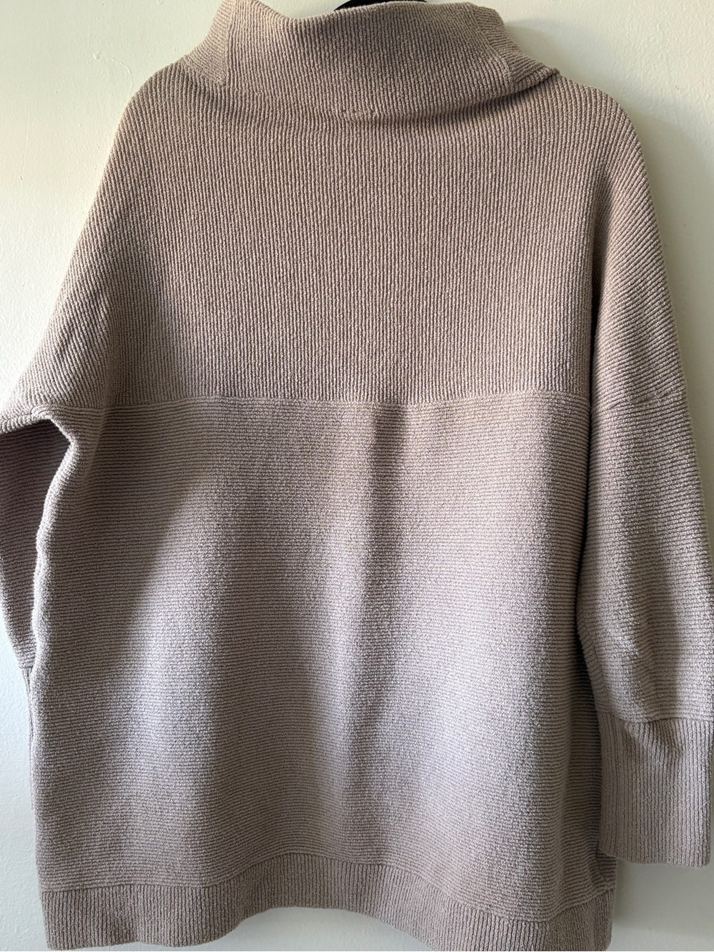 Free People Ottoman Slouchy Tunic Grey-Ice Medium Oversized Fall Cozy Bohemian - Picture 5 of 12